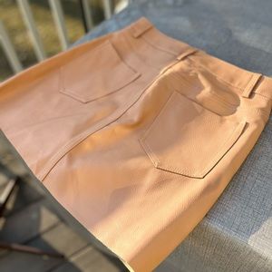 Faux Leather mini skirt